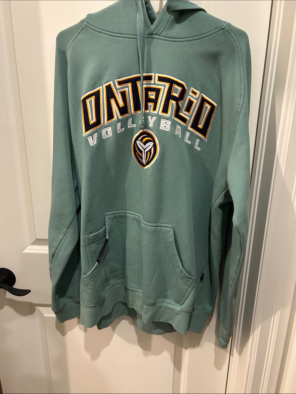 Ontario Volleyball Crewneck Sweatshirt in Teal Green
